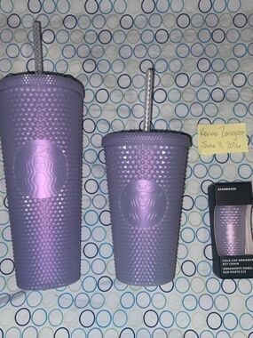 Starbucks 2021 Icy Lilac Holiday Exclusive, 24 oz, 16 oz & Keychain